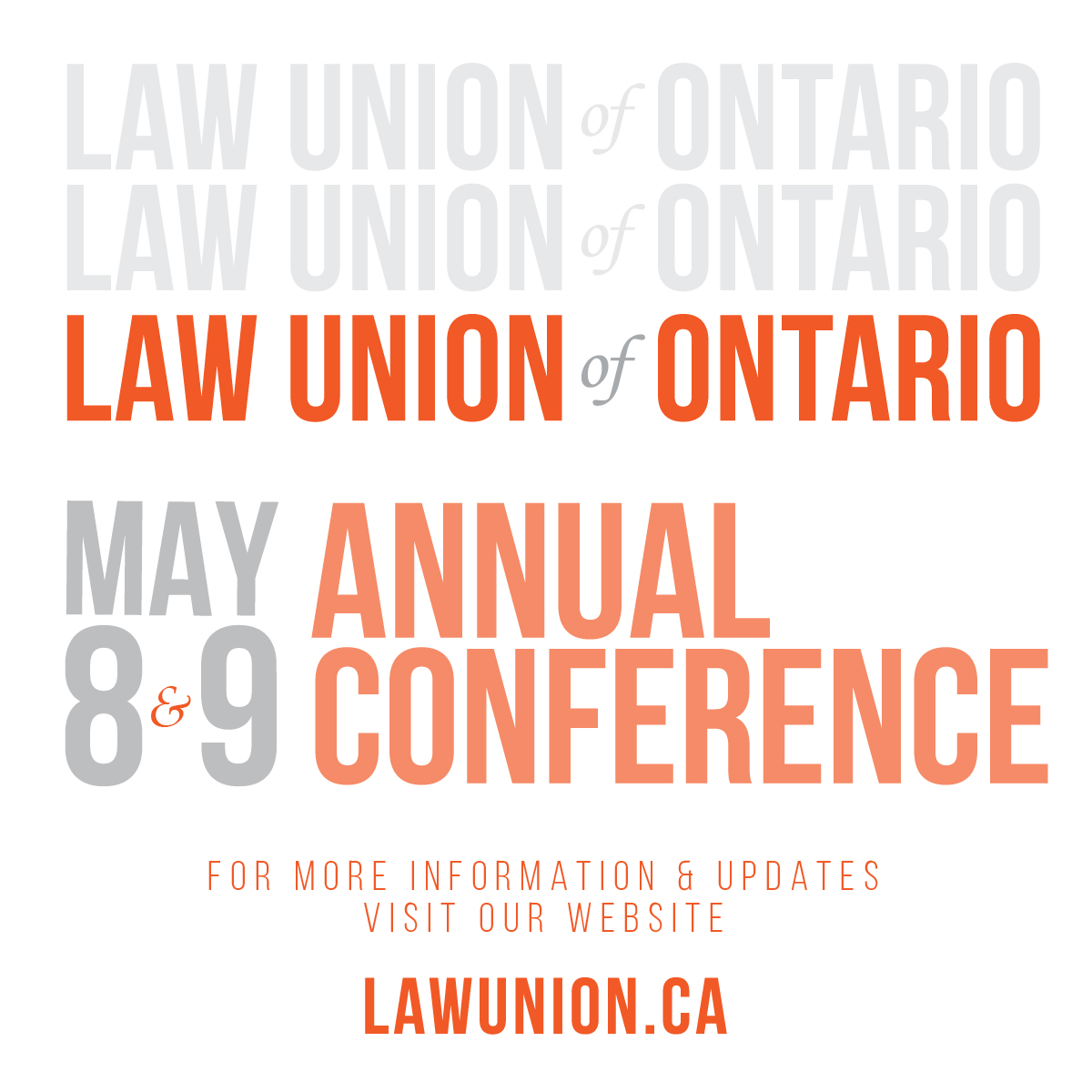 Law Union Of Ontario’s Annual Conference – SAVE THE DATE! : Law Union ...